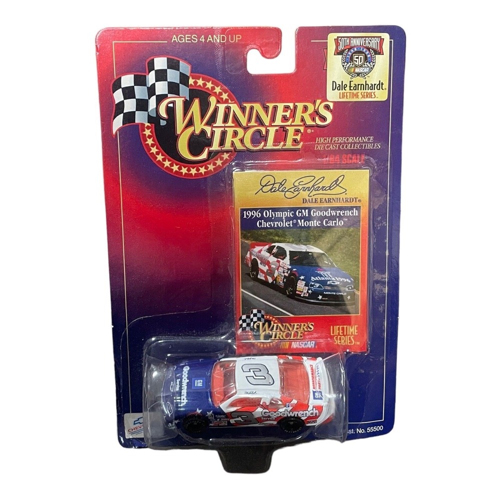 Dale Earnhardt Winners Circle Lifetime #3 1996‎ Olympics Chevy Monte Carlo 1/64